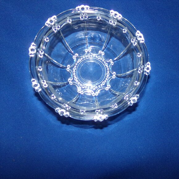 Vintage Crystal Clear Industries Candy Bowl WO/Lid - Pattern 303186-Discontinued - Picture 1 of 5
